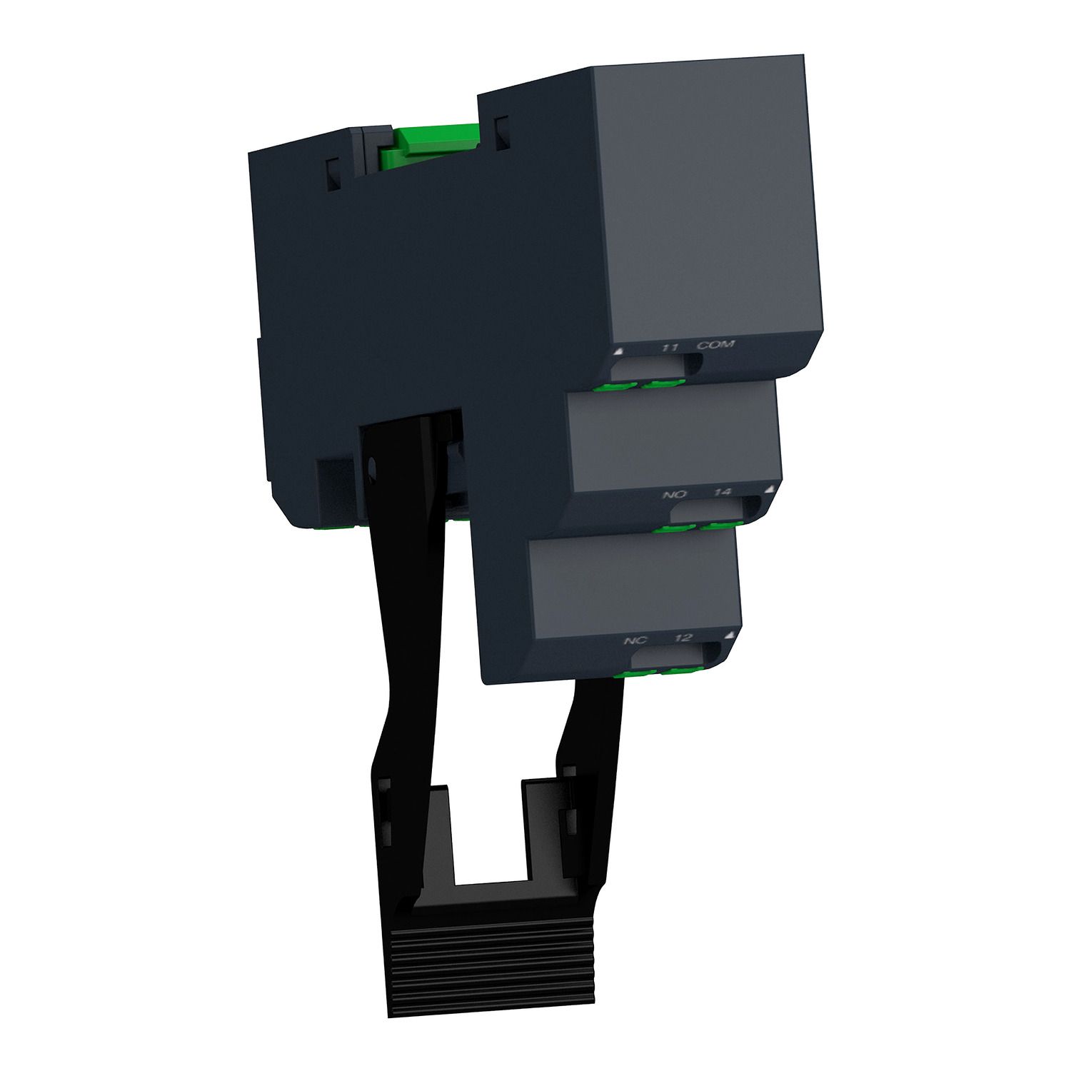 Picture of push in socket with clamp, Harmony Electromechanical Relays, for RXG1 relays, 10A, push in terminals, separate contact