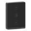 Picture of SmartX Cover Plate, for Sensor Base, 3 Buttons, No Display, Setpoint, Override, Optimum Black Cover