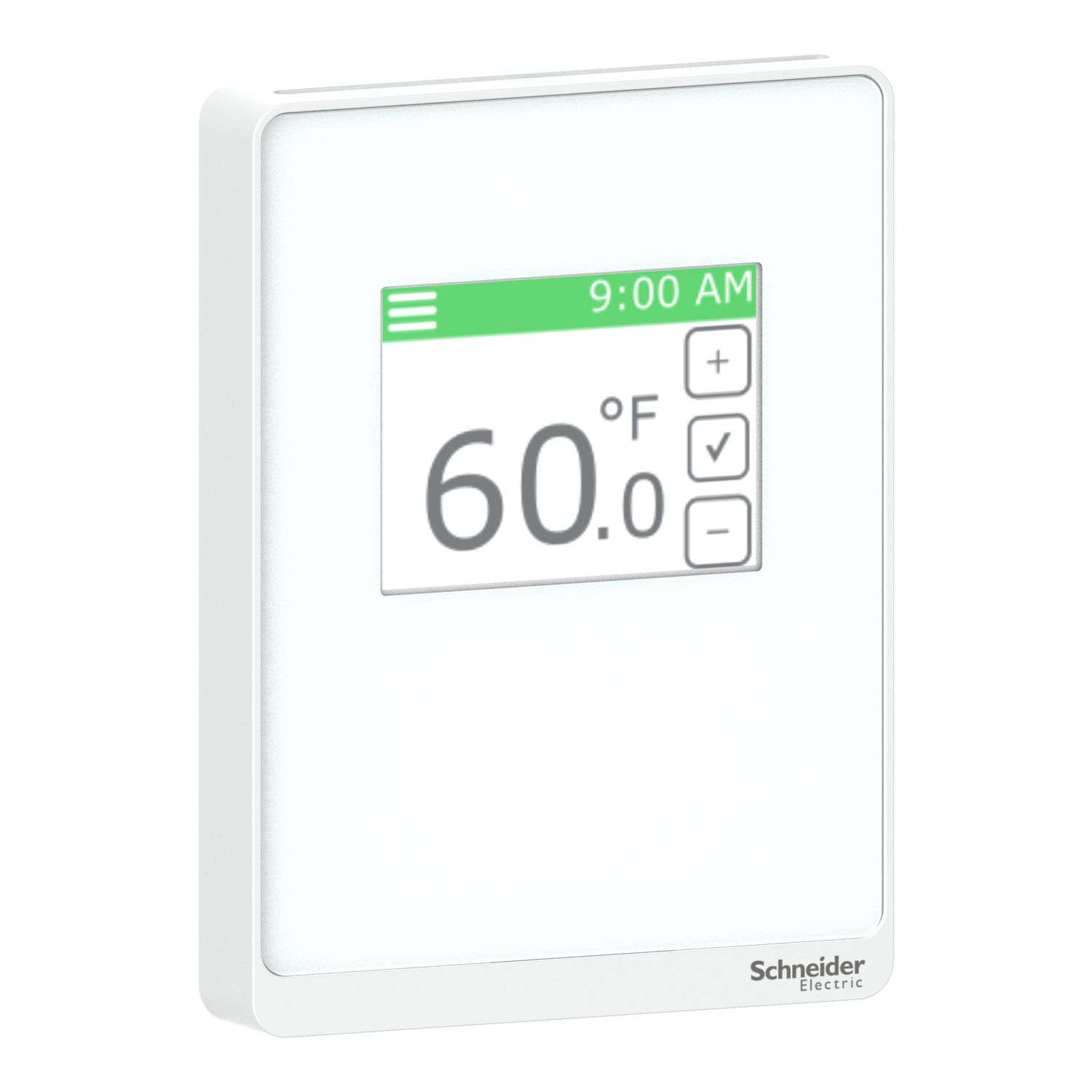 Picture of SmartX Cover Plate, for Sensor Base, Touchscreen, Setpoint, Override, Optimum White Cover