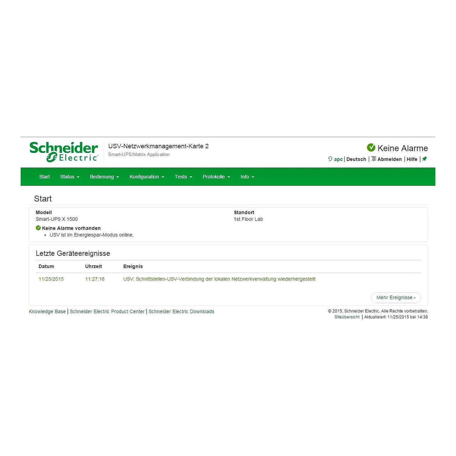 Picture of UPS Network Management Card 2, Network Management Cards, with Environmental Monitoring