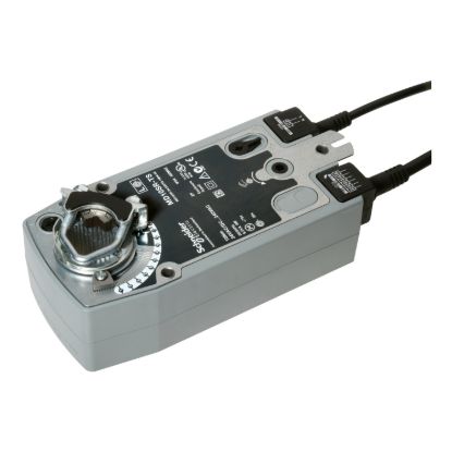 Picture of MD10-SR Damper Actuator, 2-Position, Spring Return, 110-240Vac, 24-125Vdc, 1m Cable, 10Nm, S2 Switch, IP54