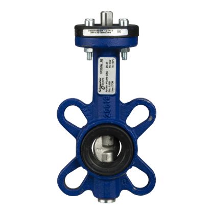 Picture of VF208W Butterfly Valve, 2-Way, DN32, Wafer Flanged, 316 Stainless Steel Disc, EPDM Liner, Kvs 26.5 mÂ³/h, Max âˆ†P 600 kPa.