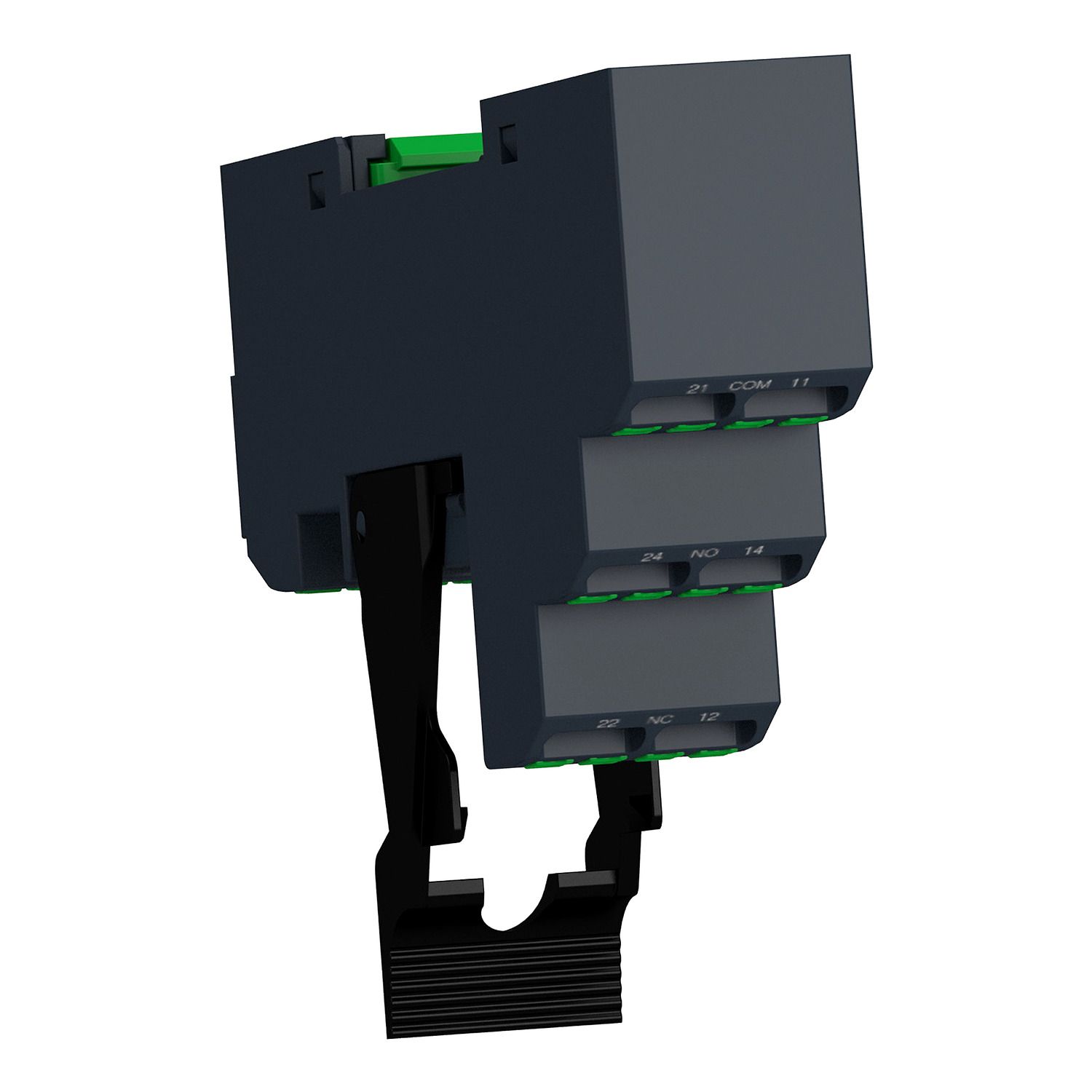 Picture of Push in socket with clamp, Harmony Electromechanical Relays, for RSB1A160 RSB2A080 relays, 10A, push in terminals, separate contact