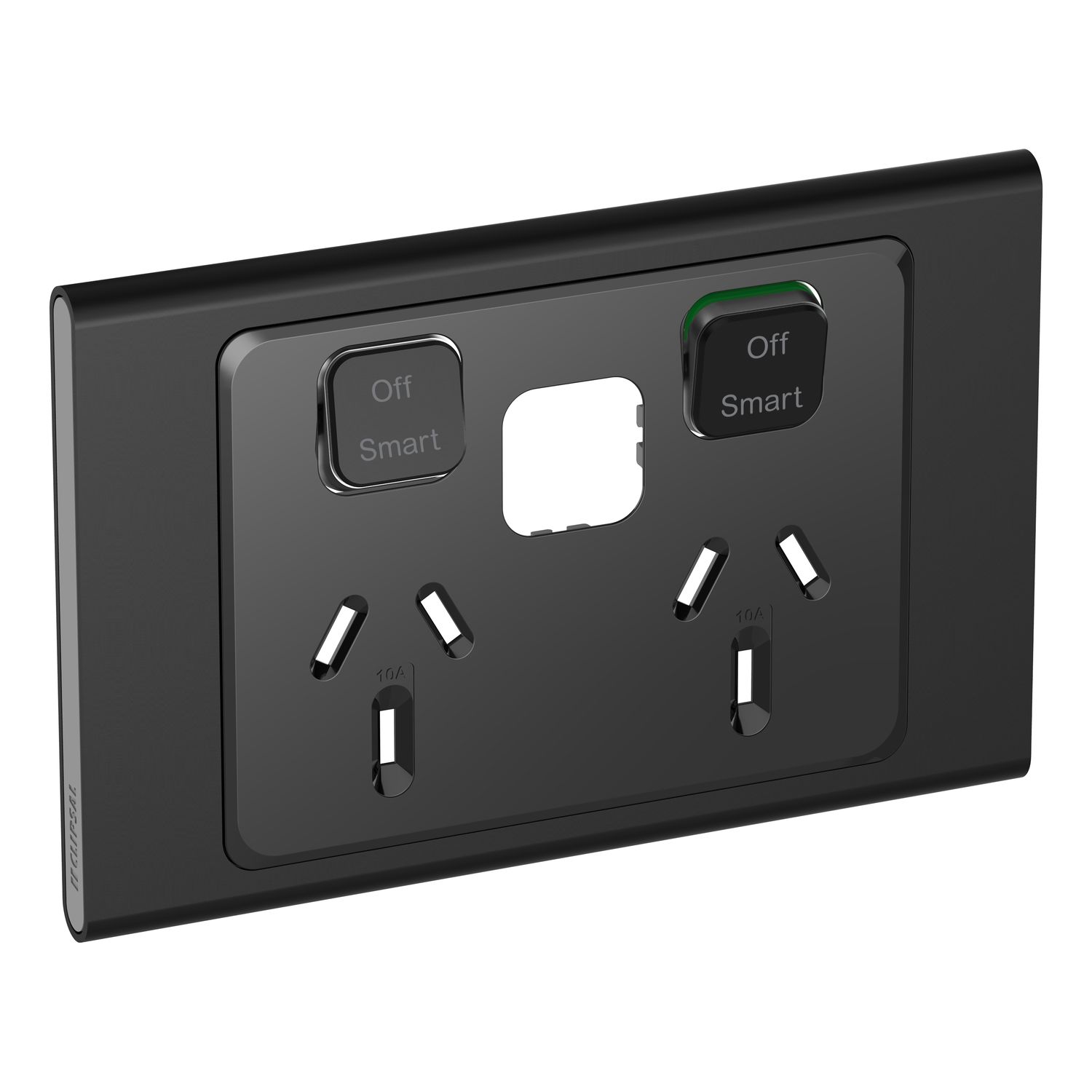 Picture of Styl Skin Connected Socket, Clipsal Iconic, Wiser, Horizontal Twin