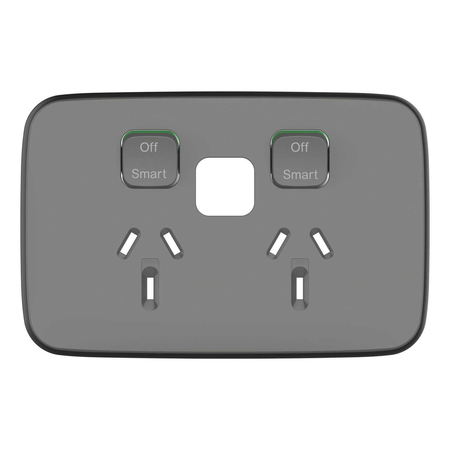 Picture of Essence Skin Connected Socket, Clipsal Iconic, Wiser, Horizontal Twin