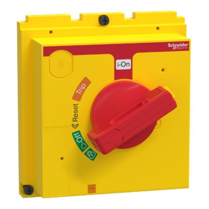 Picture of Direct rotary handle, ComPacT NSX400/630, red handle/yellow front, IP40