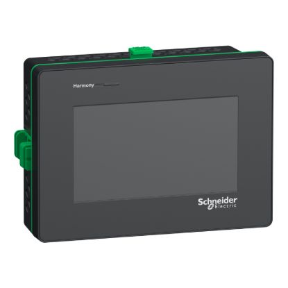 Picture of touch panel display ,Harmony STM6, 4inch wide display, 1COM, 2Ethernet, USB host and device, 24V DC