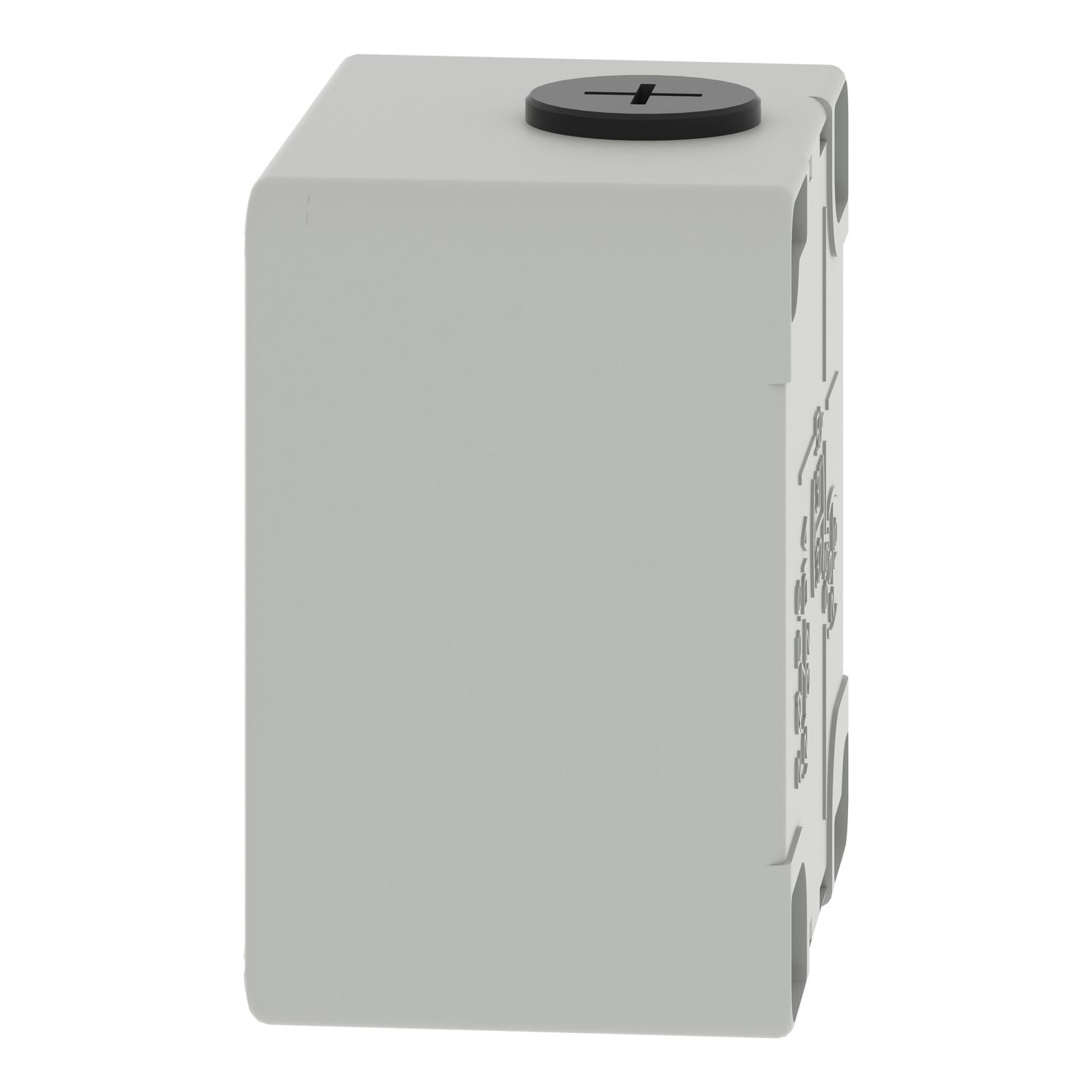 Picture of Die cast empty control station, Harmony XAP, XB2 SL, zinc alloy, grey, M20, 1 cut out 22mm, 80x80x51,5mm, UL cULus