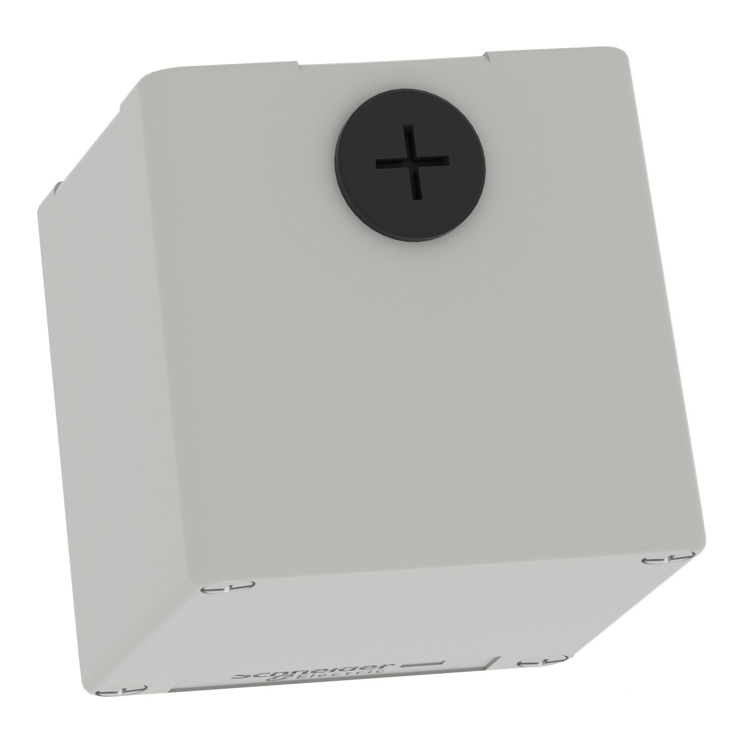 Picture of Die cast empty control station, Harmony XAP, XB2 SL, zinc alloy, grey, M20, undrilled, 80x80x77mm, UL cULus