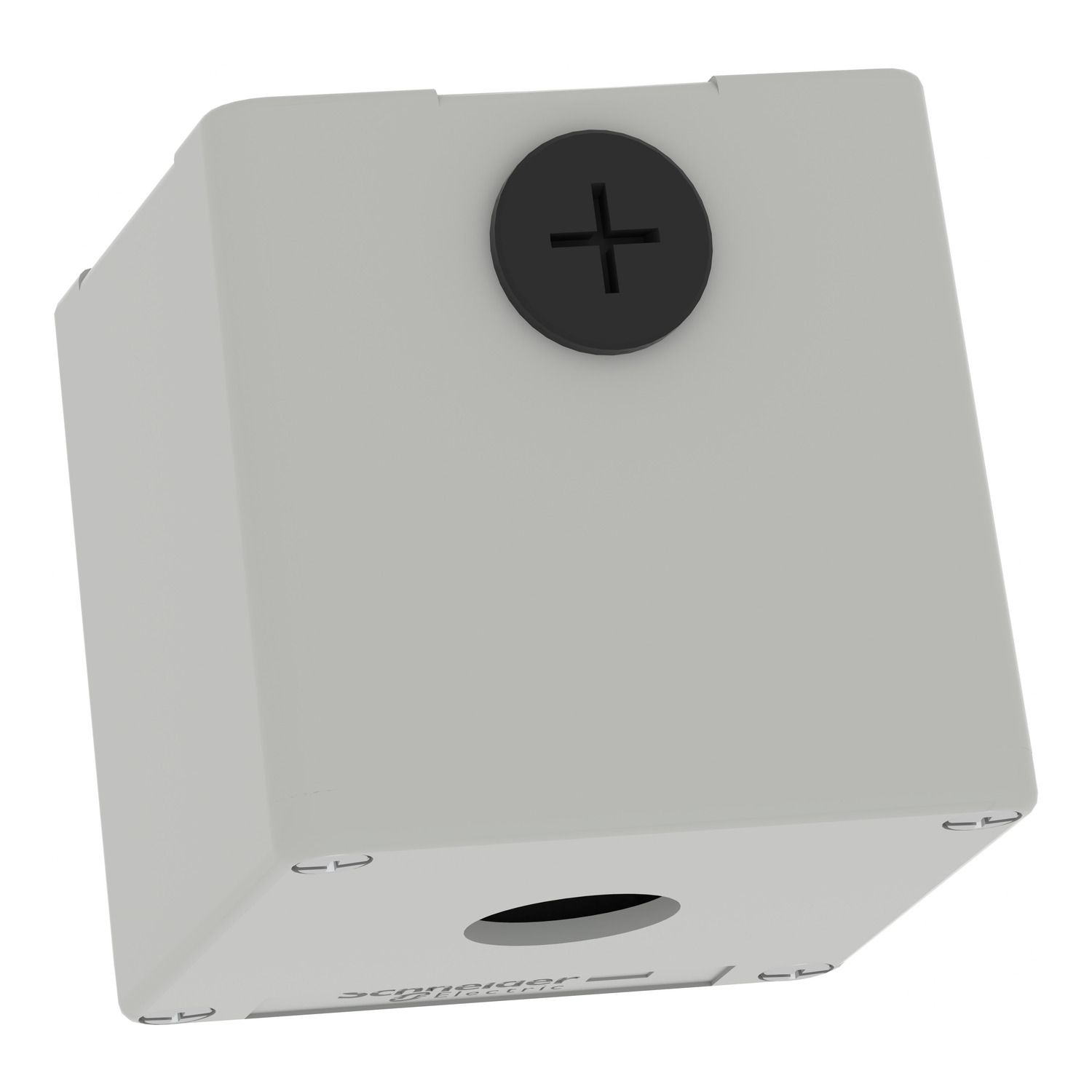 Picture of Die cast empty control station, Harmony XAP, XB2 SL, zinc alloy, grey, M20, 1 cut out 22mm, 80x80x77mm, UL cULus