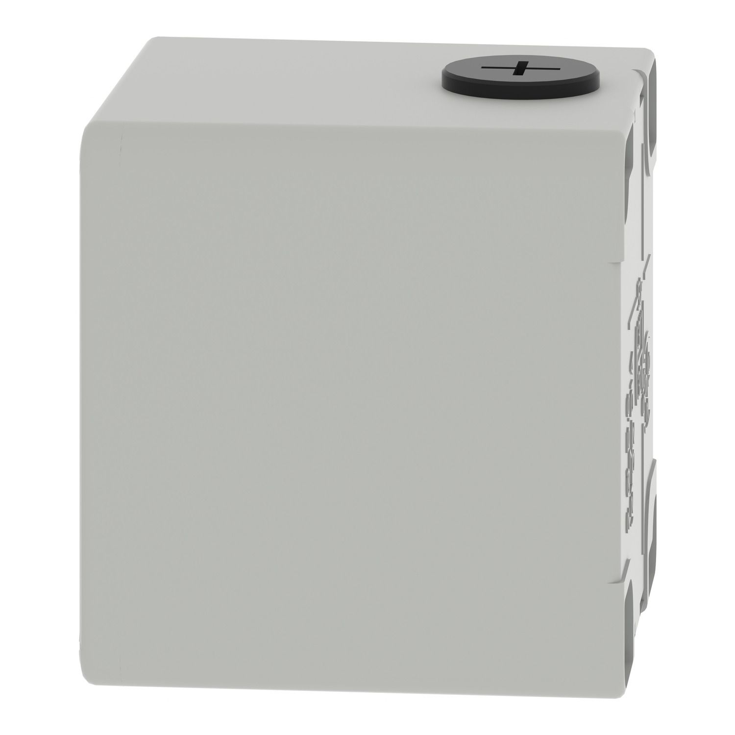Picture of Die cast empty control station, Harmony XAP, XB2 SL, zinc alloy, grey, M20, 1 cut out 22mm, 80x80x77mm, UL cULus