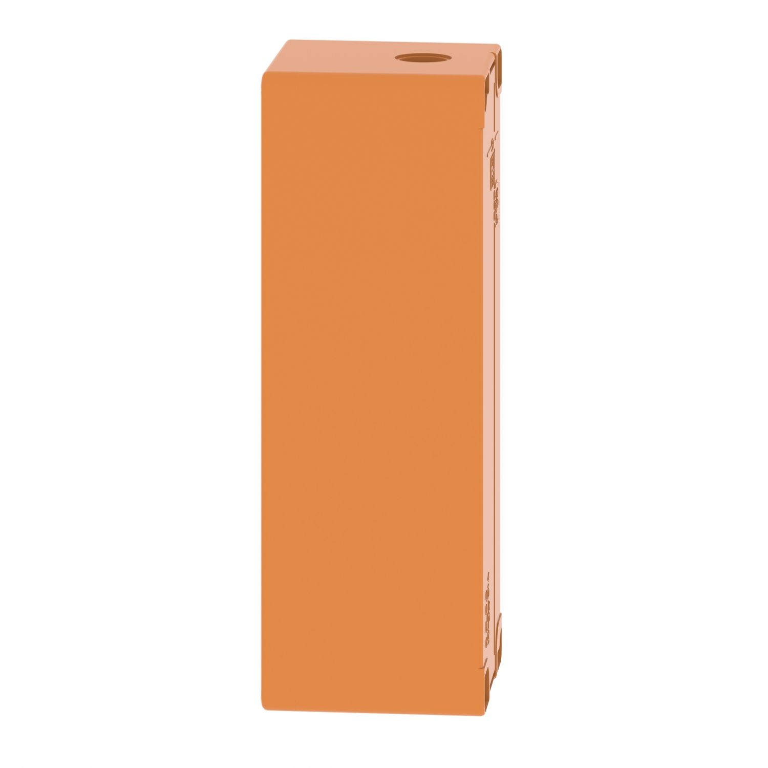 Picture of Empty control station, Harmony XAP, XB2 SL, zinc alloy, orange, M25, 4 cut outs 30mm with notches, 80x220x77mm