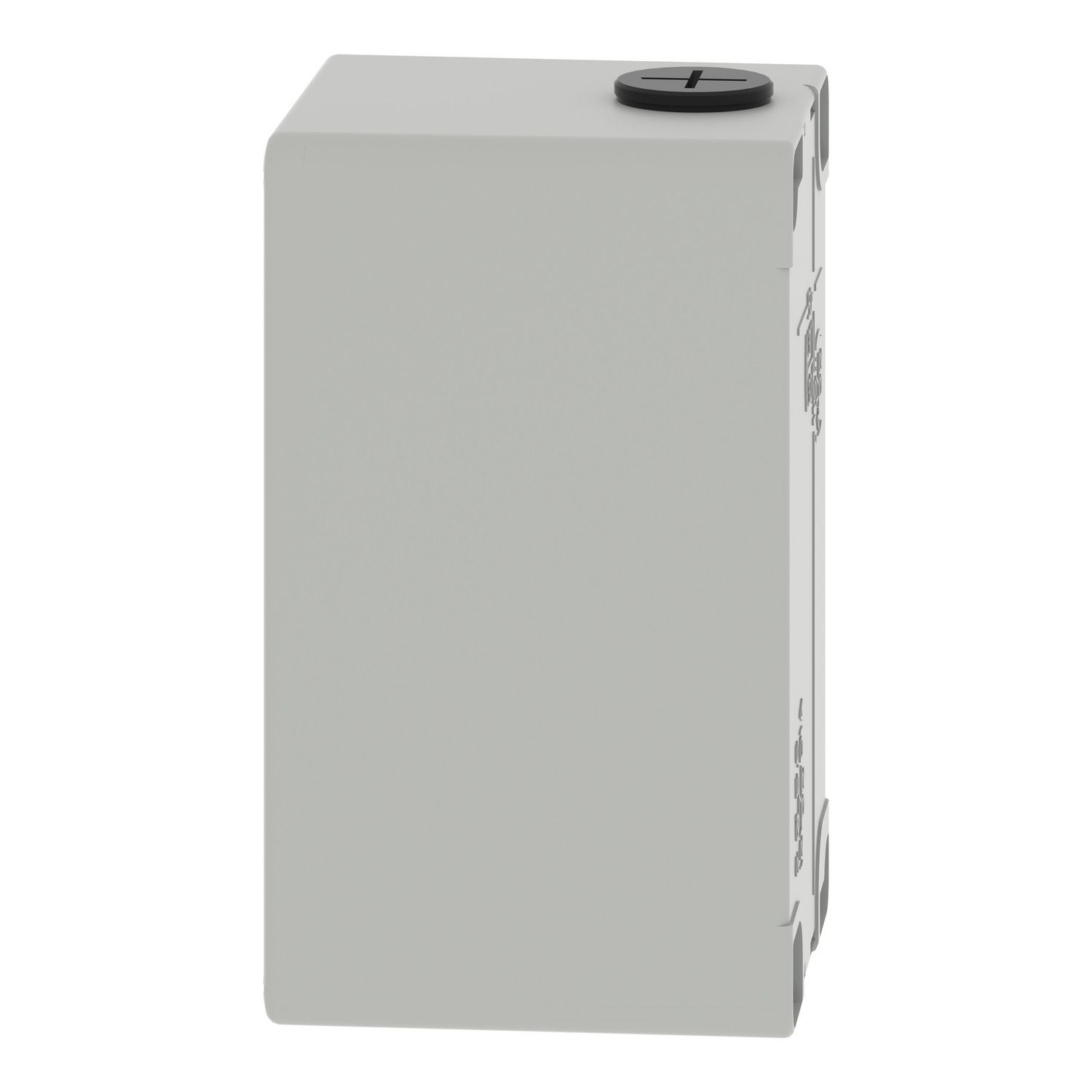 Picture of Die cast empty control station, Harmony XAP, XB2 SL, zinc alloy, grey, M20, 2 cut outs 22mm, 80x130x77mm, UL cULus