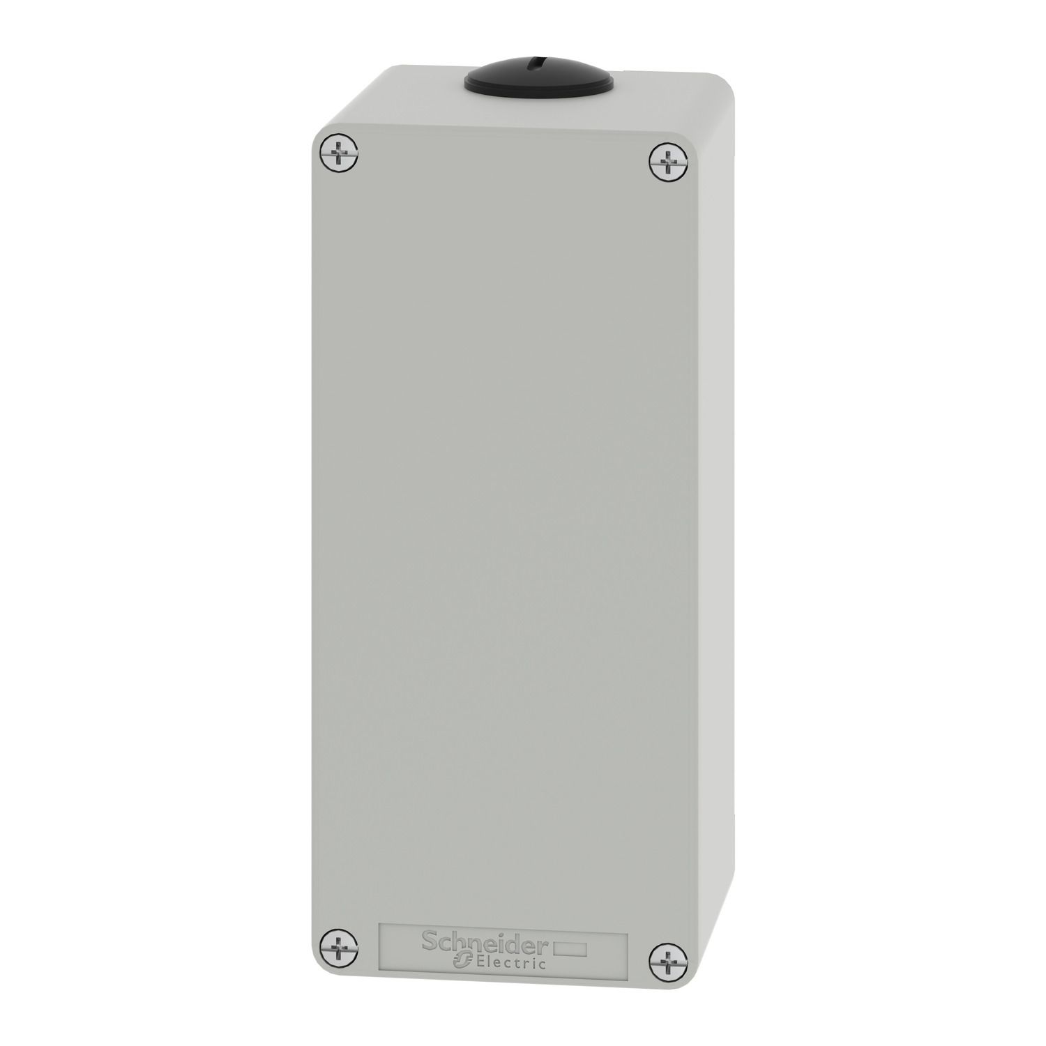 Picture of Die cast empty control station, Harmony XAP, XB2 SL, zinc alloy, grey, M25, undrilled, 80x175x77mm