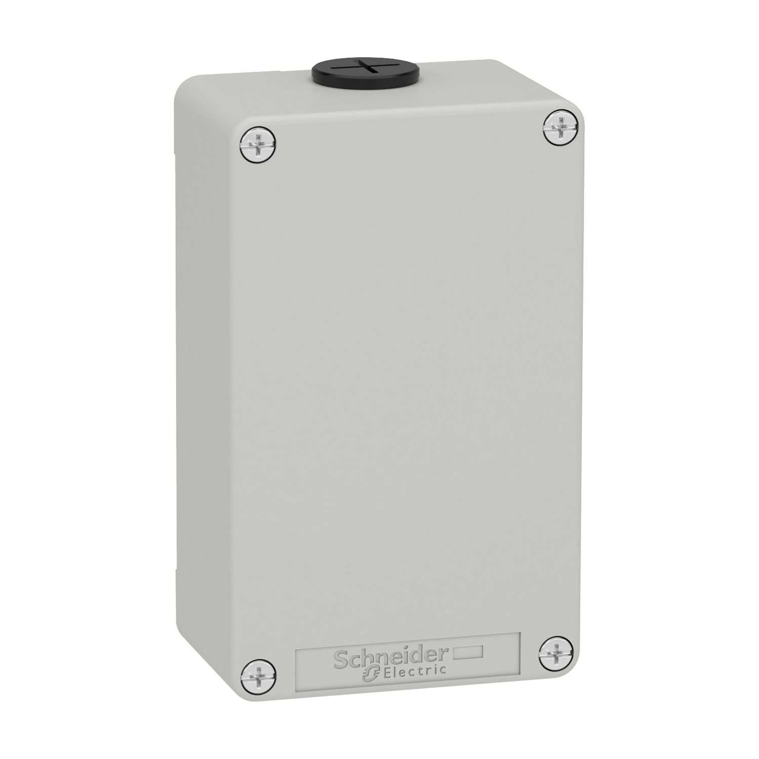 Picture of Die cast empty control station, Harmony XAP, XB2 SL, zinc alloy, grey, M20, undrilled, 80x130x51,5mm, UL cULus