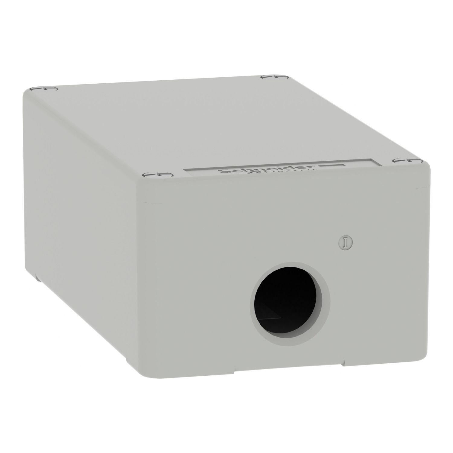 Picture of Die cast empty control station, Harmony XAP, XB2 SL, zinc alloy, grey, M20, undrilled, 80x130x51,5mm, UL cULus