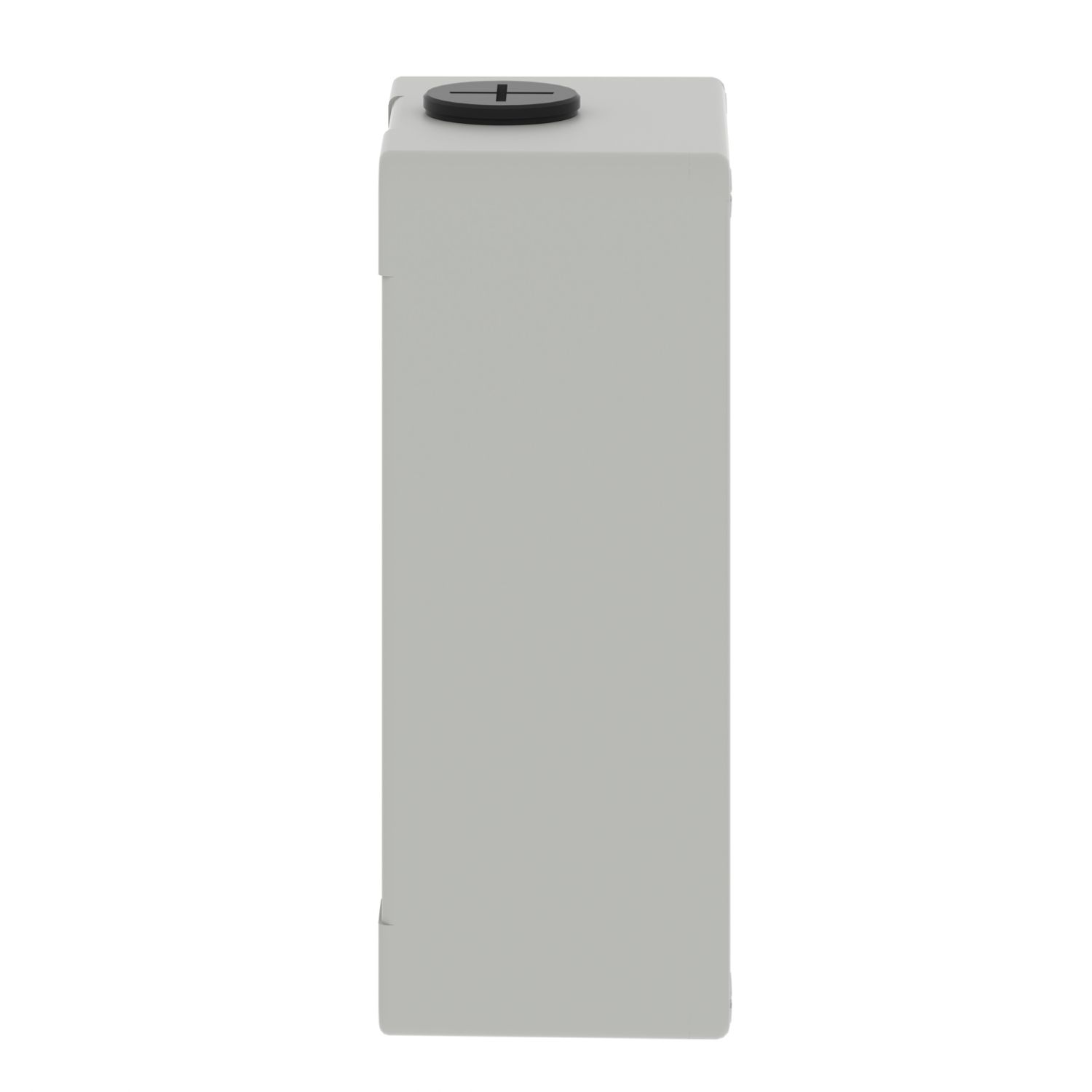 Picture of Die cast empty control station, Harmony XAP, XB2 SL, zinc alloy, grey, M20, undrilled, 80x130x51,5mm, UL cULus