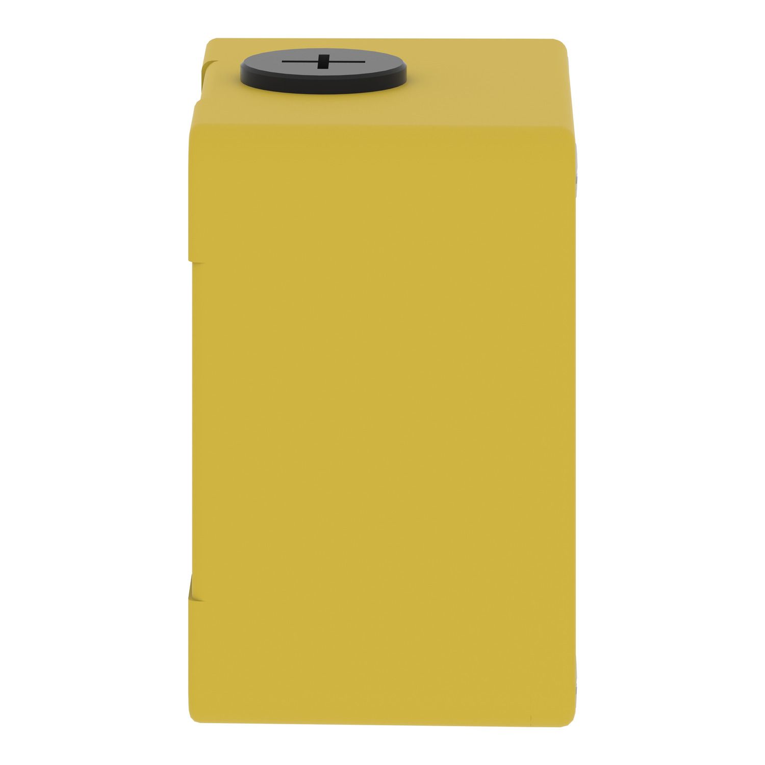 Picture of Empty control station, Harmony XAP, XB2 SL, zinc alloy, yellow, M20, undrilled, 80x80x51,5mm, UL cULus