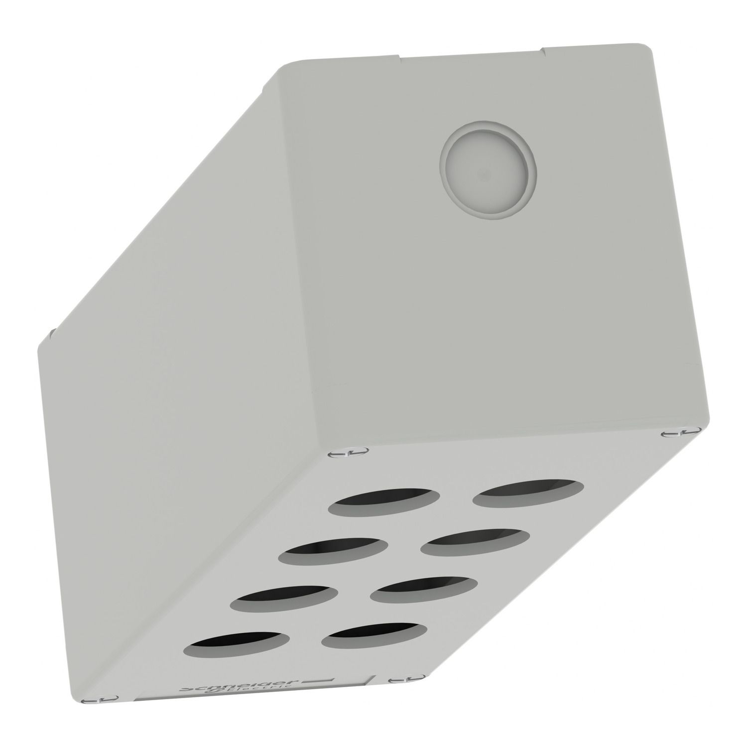 Picture of Die cast empty control station, Harmony XAP, XB2 SL, zinc alloy, grey, M25, 8 cut outs 22mm, 80x220x77mm