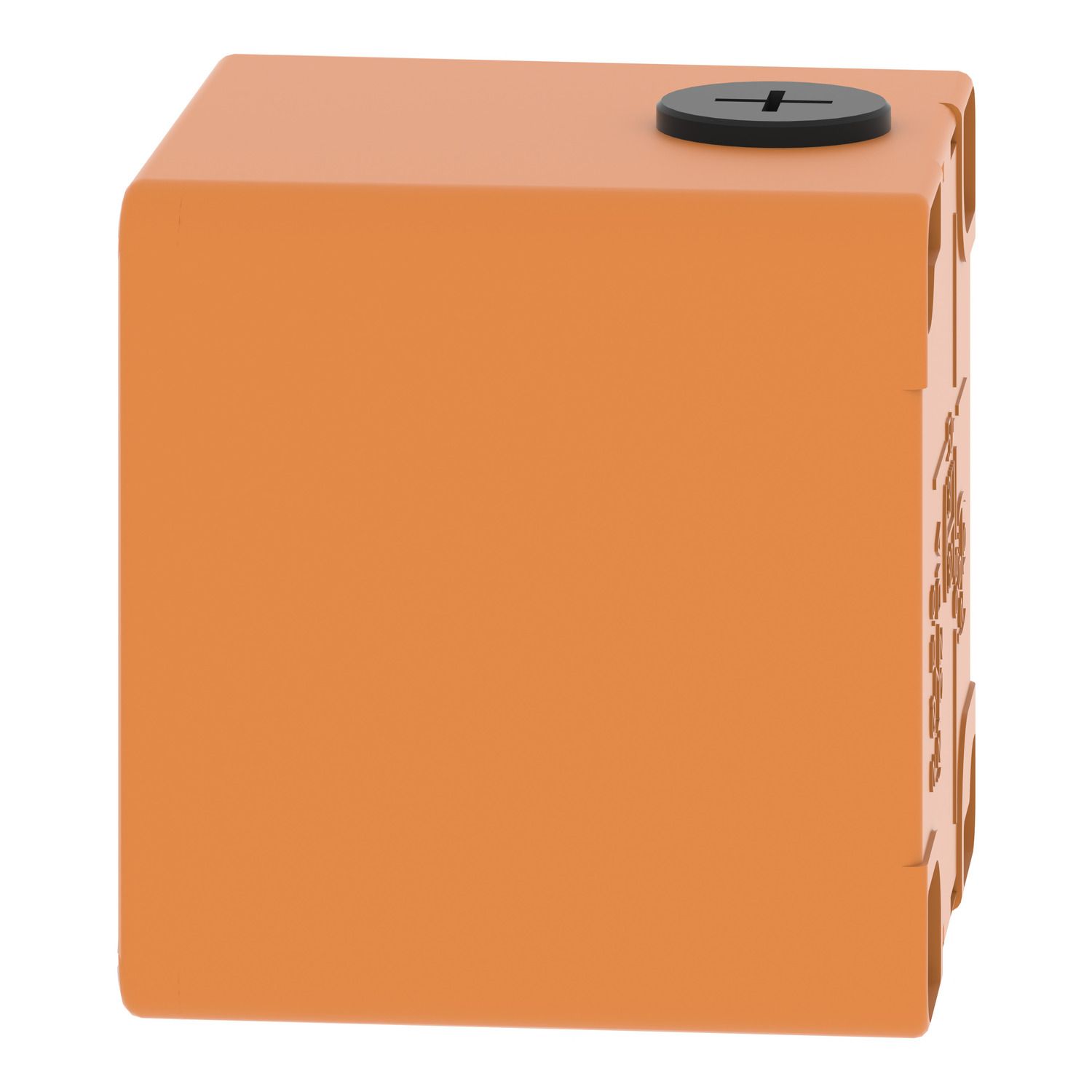 Picture of Empty control station, Harmony XAP, XB2 SL, zinc alloy, orange, M20, 1 cut out 22mm, 80x80x77mm, UL cULus