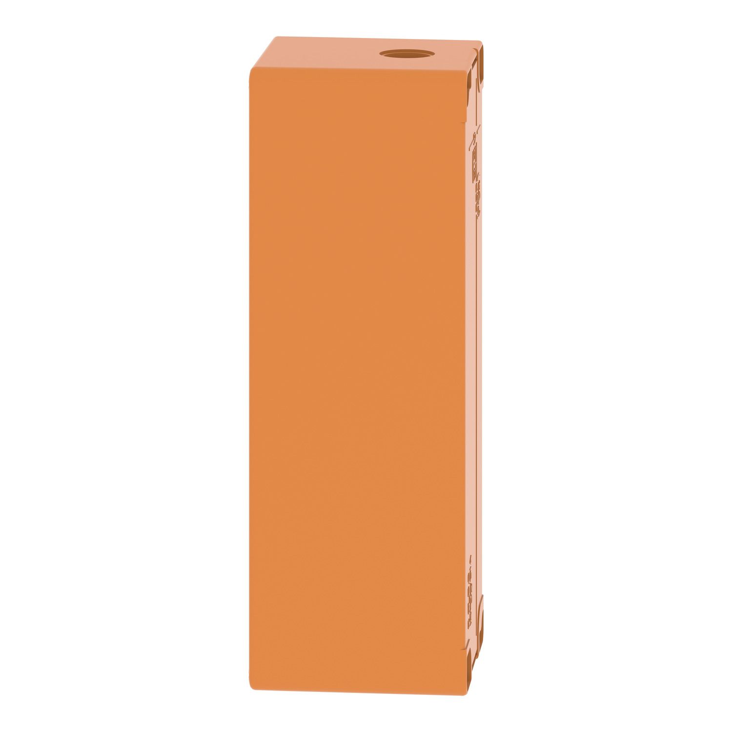 Picture of Empty control station, Harmony XAP, XB2 SL, zinc alloy, orange, M25, 6 cut outs 22mm, 80x220x77mm