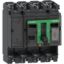 Picture of Circuit breaker basic frame, ComPacT NSX100B, 25kA/415VAC, 4 poles, 100A frame rating, without trip unit