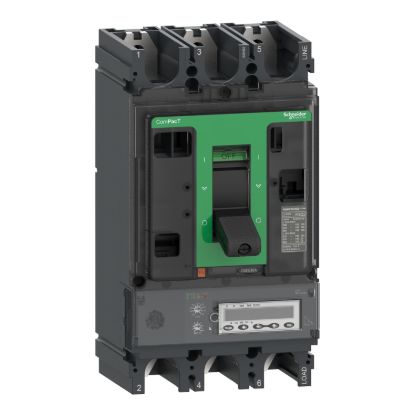 Picture of Circuit breaker, ComPacT NSX400R, 200kA/415VAC, 3 poles, MicroLogic 6.3E trip unit 400A