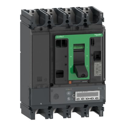 Picture of Circuit breaker, ComPacT NSX630HB1, 75kA/690VAC, 4 poles, MicroLogic 6.3E trip unit 630A