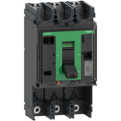 Picture of Circuit breaker basic frame, ComPacT NSX400S, 100kA/415VAC, 3 poles, 400A frame rating, without trip unit