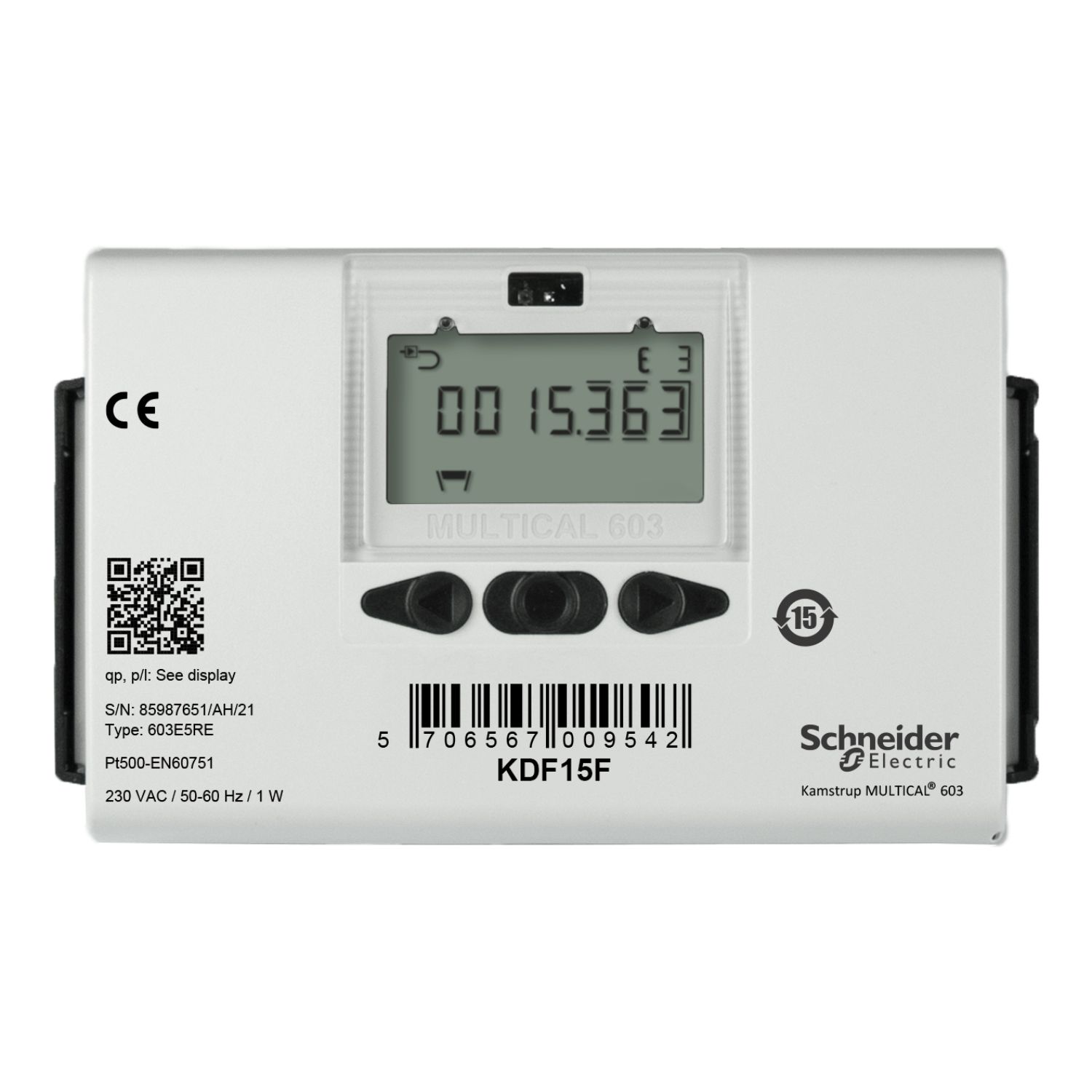 Picture of KD Series Flow Meter, R1 Threaded Brass, 6 m³/h Nominal, Flow Meter