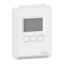 Picture of Sensor, SpaceLogic SLA Series, room, CO2, temperature, segmented LCD, analog outputs with matte white housing