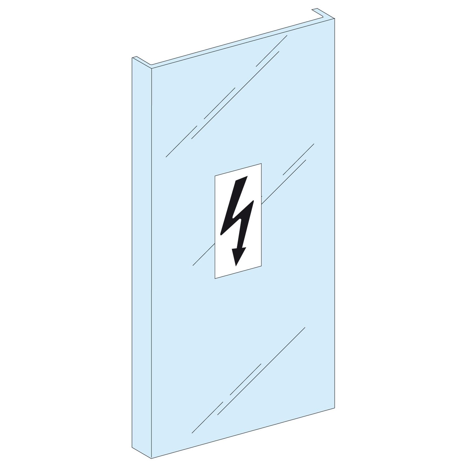 Picture of Insulating plate, Linergy BS, H 1500mm W 250mm, multi stage busbar protection, for ducts PrismaSeT G W300 / PrismaSeT P W400