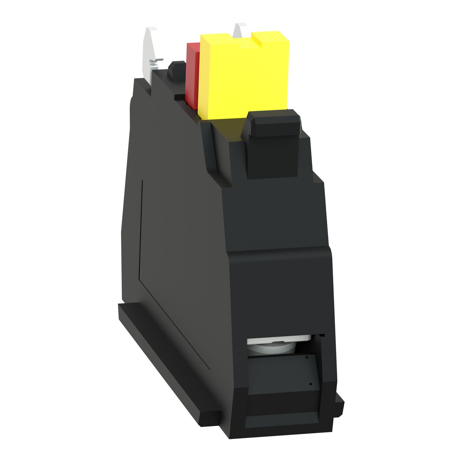 Picture of Contact block, Harmony XB4, Harmony XB5, single contact, silver alloy, screw clamp terminal, 1NC with monitoring