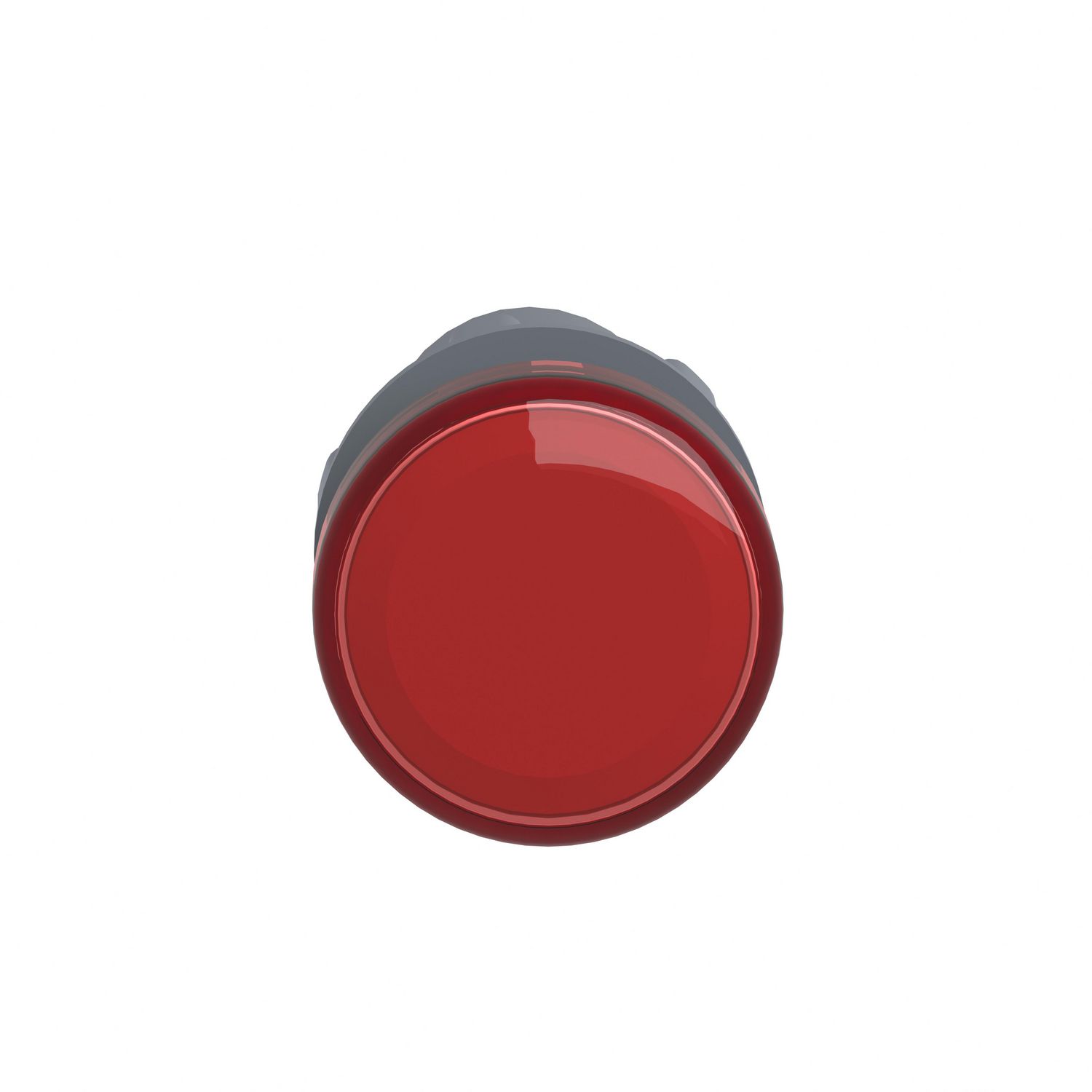 Picture of Monolithic pilot light, Easy Harmony XA2, plastic, red, 22mm, integral LED, screw clamp terminals, 30V AC DC