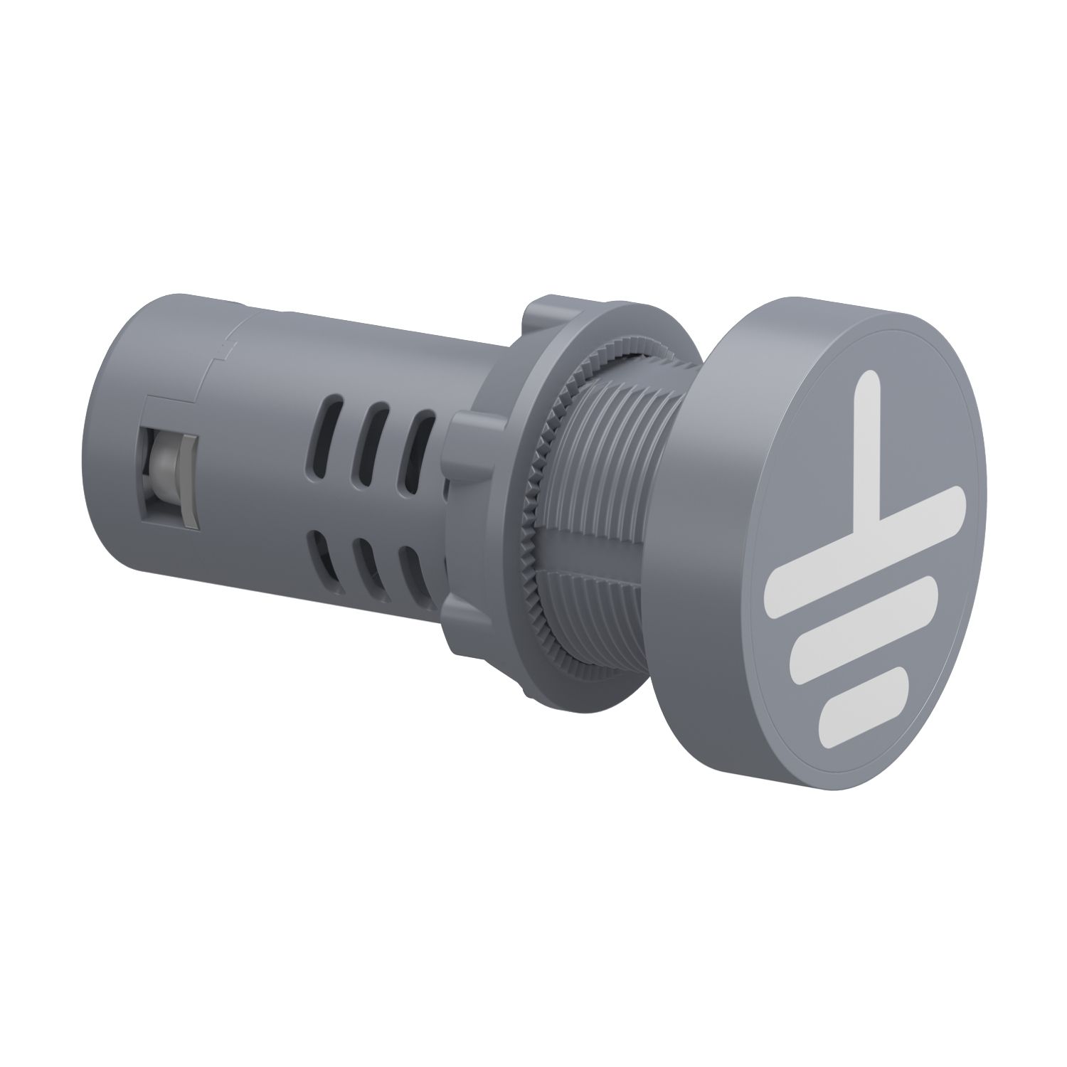 Picture of Indicator light, Easy Harmony XA2, Monolithic pilot light, plastic, green red, 22mm, ground indicator, screw clamp terminals, 110V AC