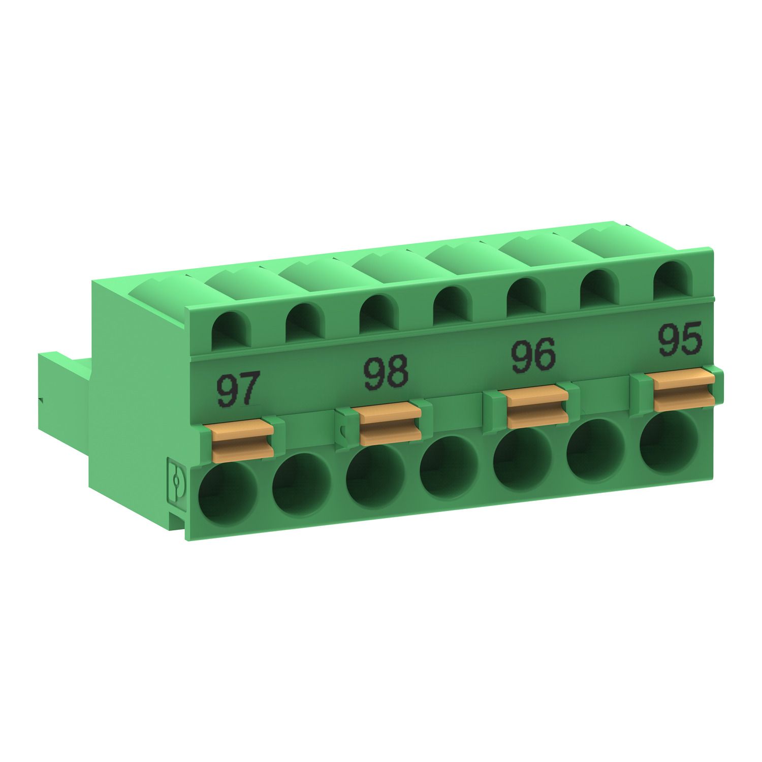 Picture of Terminal block,TeSys Giga electronic overload relay,for LR9G,push-in terminals