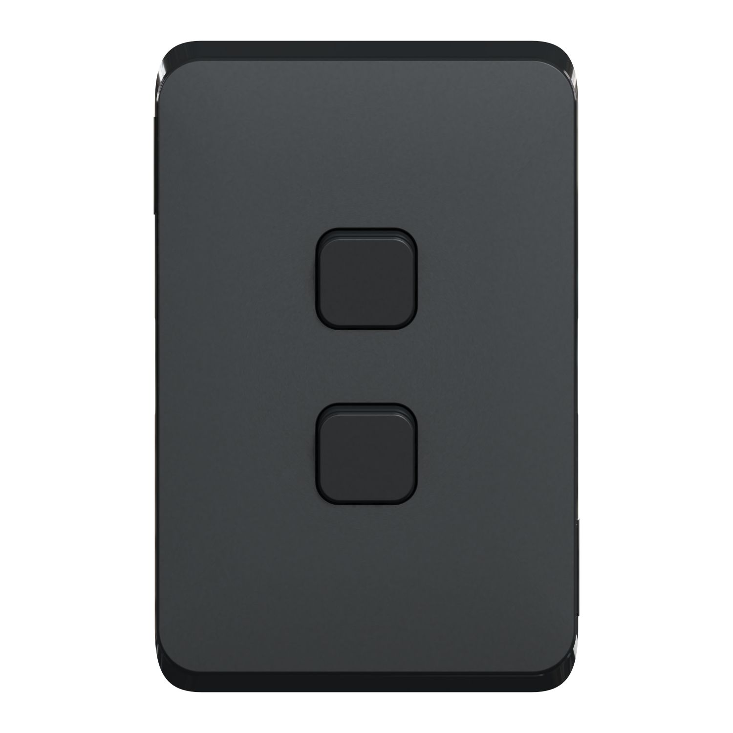 Picture of Switch Plate Skin, Clipsal Iconic, 2 Gang, Horizontal/Vertical Mount, Clip-On