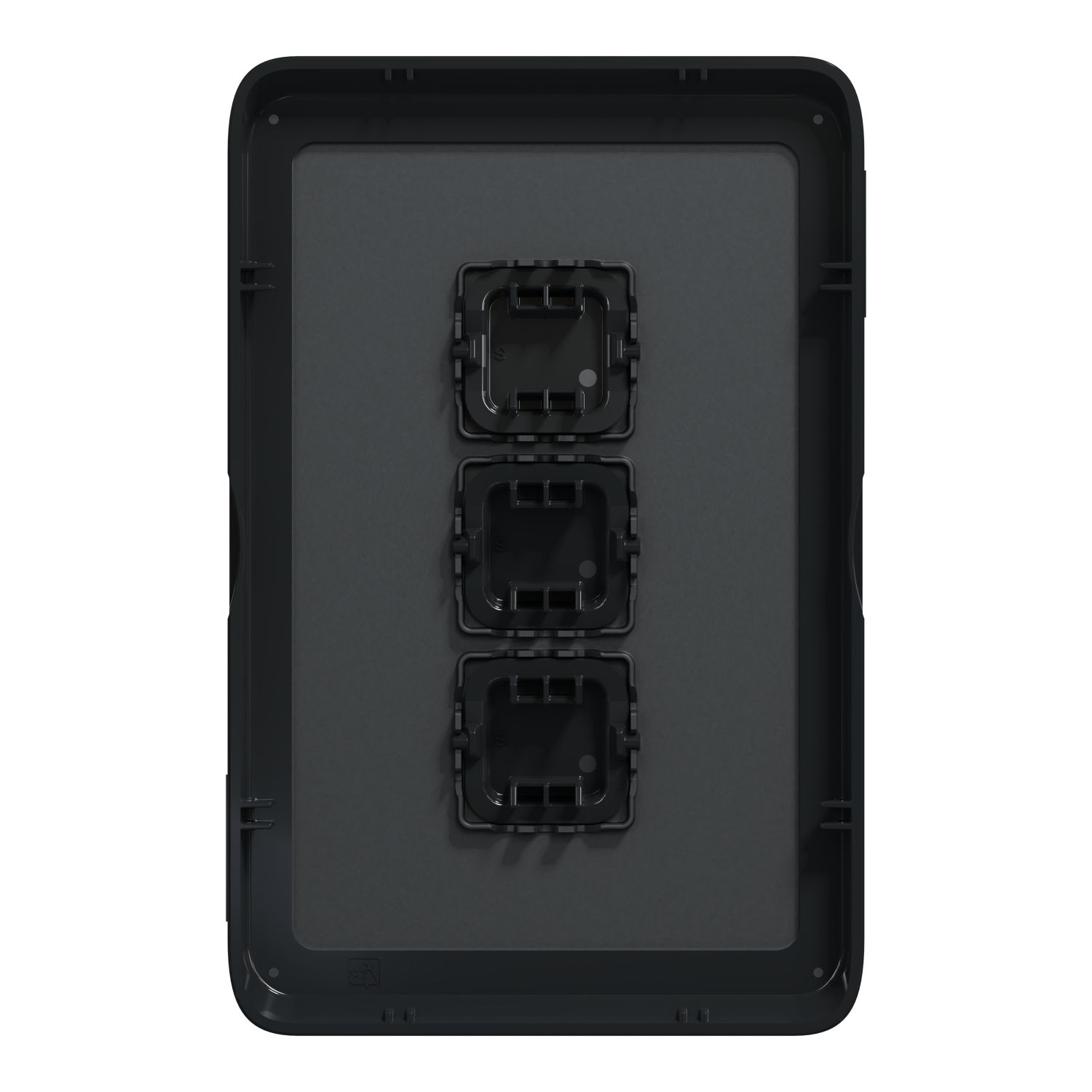 Picture of Switch Plate Skin, Clipsal Iconic, 3 Gang, Horizontal/Vertical Mount