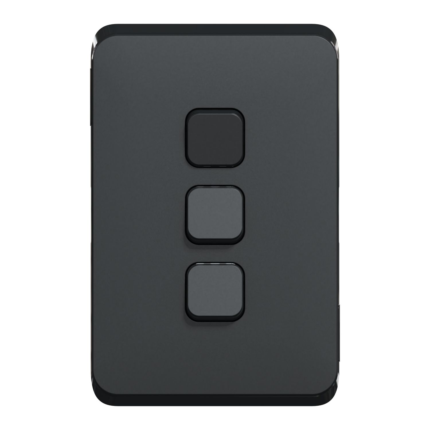 Picture of Switch Plate Skin, Clipsal Iconic, 3 Gang, Horizontal/Vertical Mount