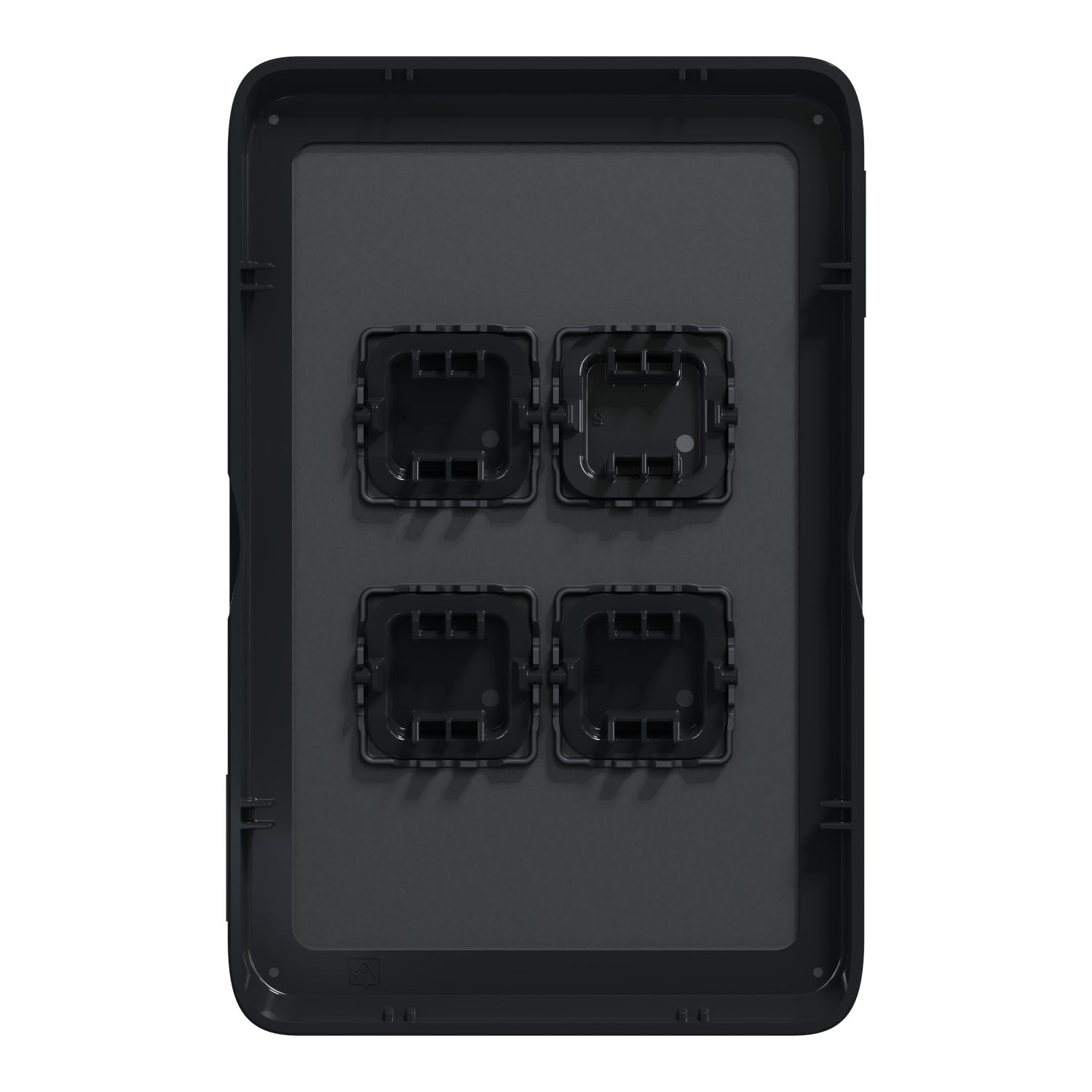 Picture of Switch Plate Skin, Clipsal Iconic, 4 Gang, Horizontal/Vertical Mount