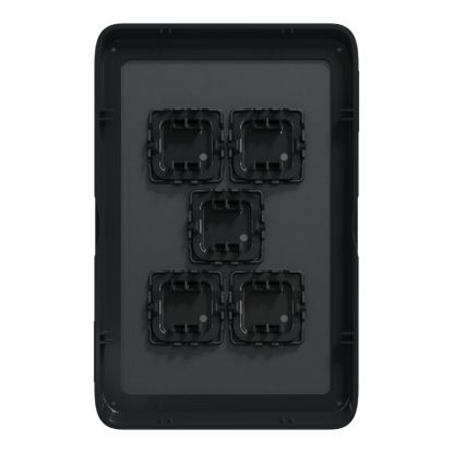 Picture of Switch Plate Skin, Clipsal Iconic, 5 Gang, Horizontal/Vertical Mount
