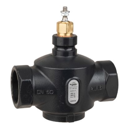 Picture of Venta V211T Globe Valve, 2-Way, PN16, Rp 2 Internal thread, DN50, 38 Kvs, Nodular Iron, Brass Plug.