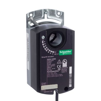 Picture of SmartX, Damper Actuator, proportional 0-10 Vdc, non-spring return, 24 Vac, 3 ft plenum cable, 88 lb-in, NEMA 2