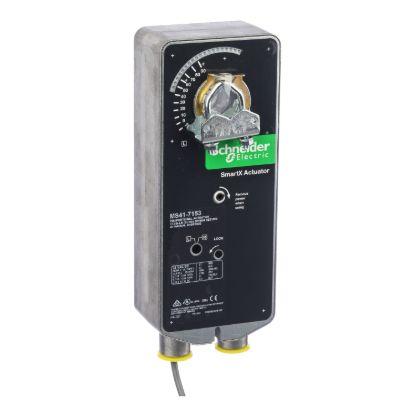 Picture of SmartX, Damper Actuator, proportional 2-10 Vdc, spring return, 24 Vac/Vdc, 3 ft appliance cable, 133 lb-in, NEMA 1 or 2