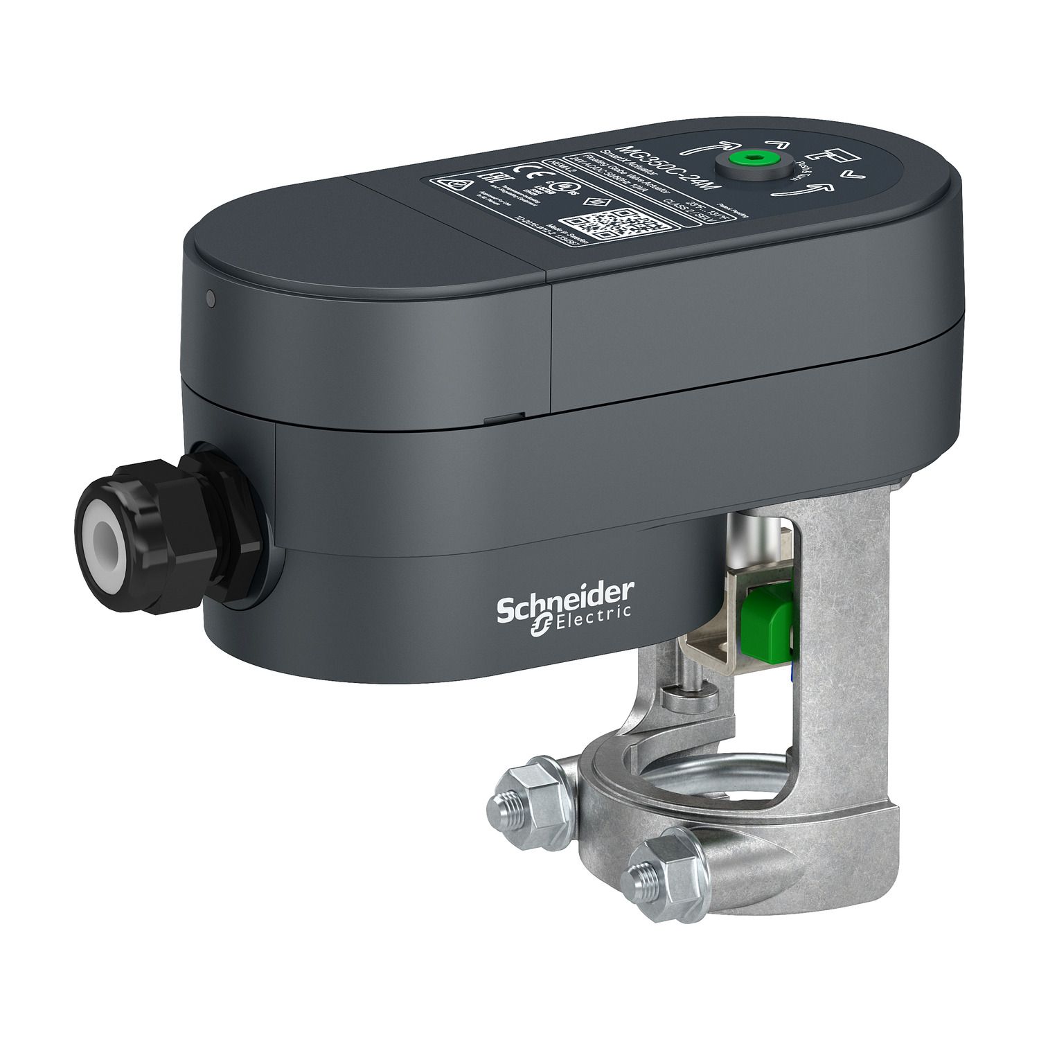 Picture of SpaceLogic MG350C Globe valve actuator, modulating, 0V to 10VDC, 24VAC/DC, 350N, IP53, for VG210R/VG310R