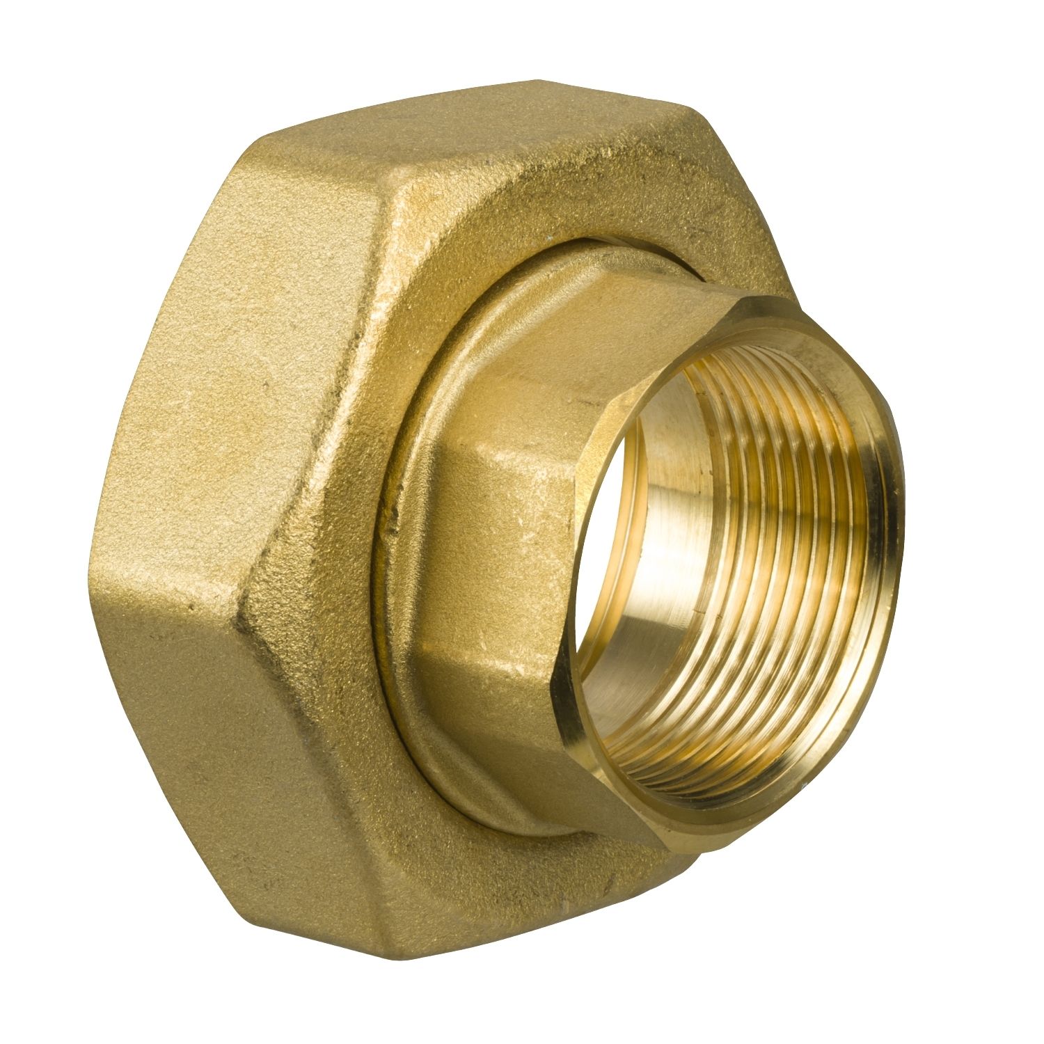 Picture of 2xDN50 Internal Threaded End Connections with Fibre Gaskets, G 2.1/2 to valve, Rp 1.1/2 (Internal) to pipe.