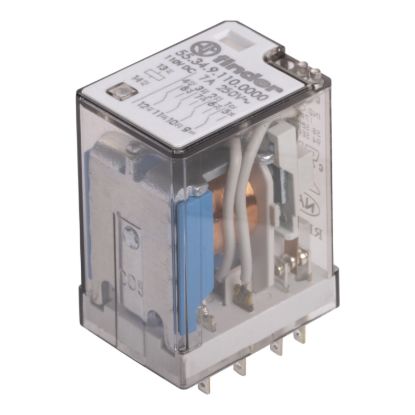 Picture of Relay, SM6-24, SM6-36, spare part, electromechanical, 110VDC, 4RT 7A, indoor