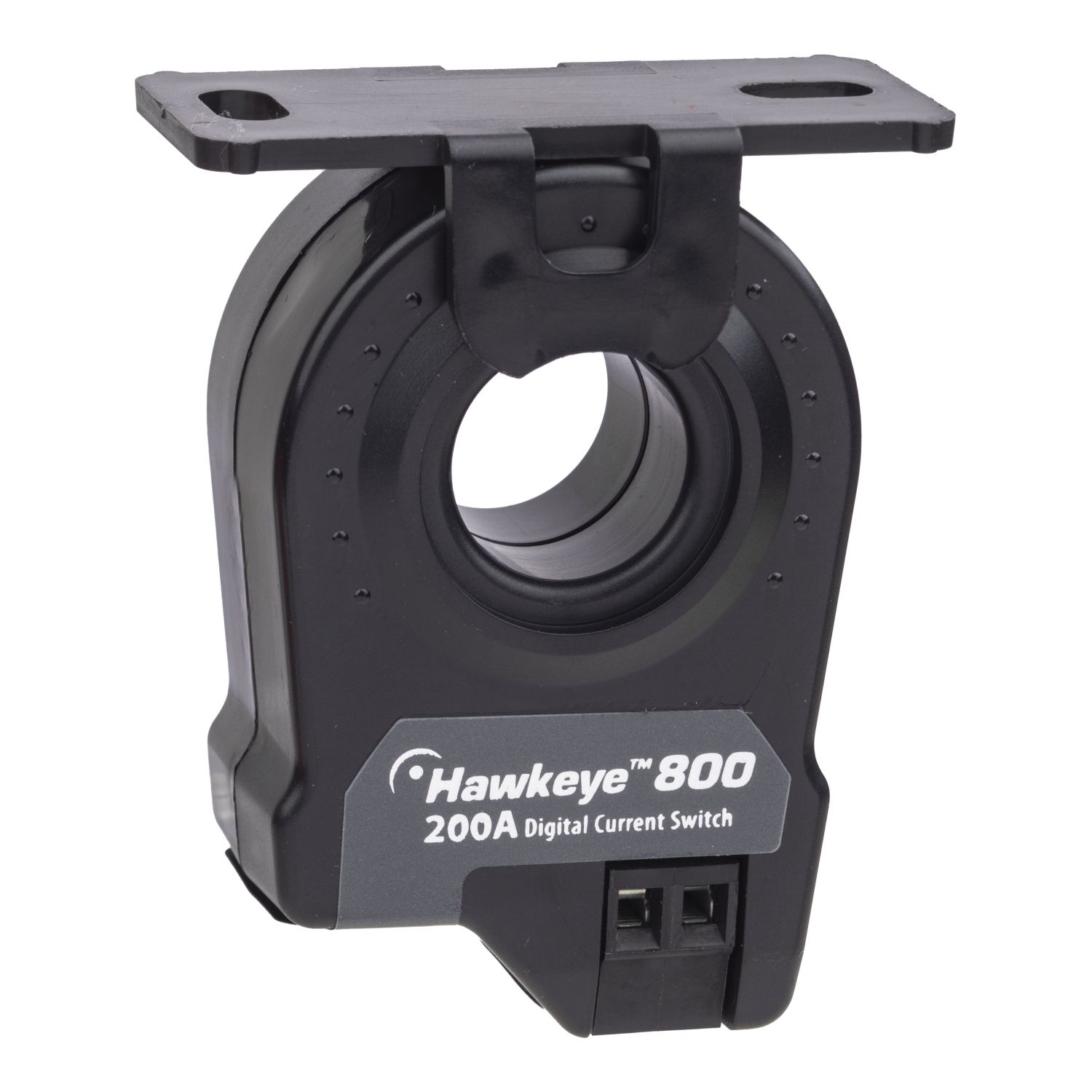 Picture of Current Switch: Solid Core, H800-S6, 0.25 to 200 A continuous, N.O. 1.0 A at 30 VAC/VDC, not polarity sensitive, Fixed (0.25 A or less)