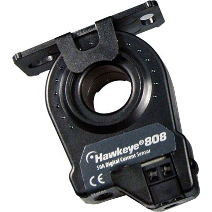 Picture of Current Switch: Adjustable Trip Point, 0.75-50 Amp, N.O. 1.0A@30VAC/DC Status Output, 0.75A or less Minimum Trip Point, Solid-Core Housing, Status LED