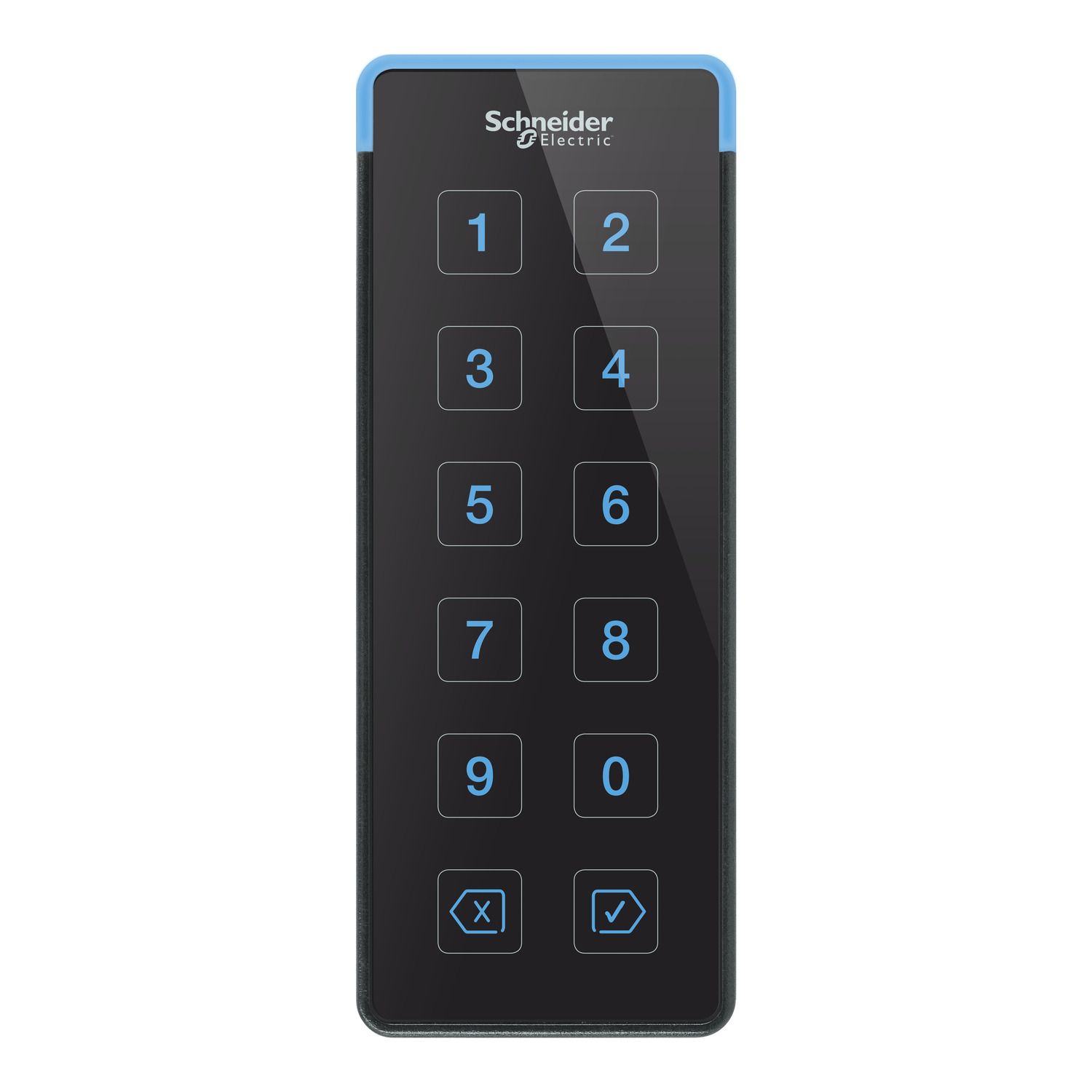 Picture of Security Expert smartcard reader, 13.56MHz/125KHz, PIN and keypad, mullion, bluetooth